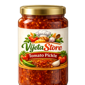 VijetaStore Authentic Tomato Pickle | Homemade Garlic Flavor